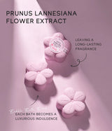 LAIKOU Japanese Sakura Bath Bubble Explosion Bath Salt for Body Cleansing Moisturizing 30g