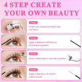 SEEUI DIY Eyelash Extension Bond & Seal Strong Hold Gentle Comfortable Lash Adhesive for All Day Wear For Use 2 in 1
