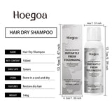 Dry Shampoo Spray Instant Volume Boost Oil Control No Water Needed Portable Clean Hair Fluffy and Shiny Hair Care Shampoo Spray