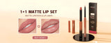 QIBEST Metallic Glitter Liquid Lipstick Makeup Waterproof Lip Gloss Long-lasting Shimmer Metal Diamond Lip Glaze Tint Charming