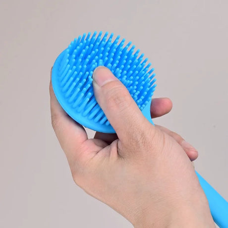 Silicone Shower Brush Body Exfoliating Dry Brushing Bathroom Back Bath Brush for Shower Brush for The Back