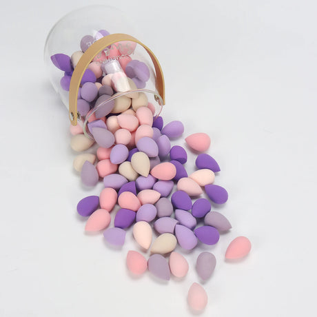 10/20/30/50/100Pcs Mini Makeup Sponge, Expands When Exposed to Water, Suitable for All Skin Types