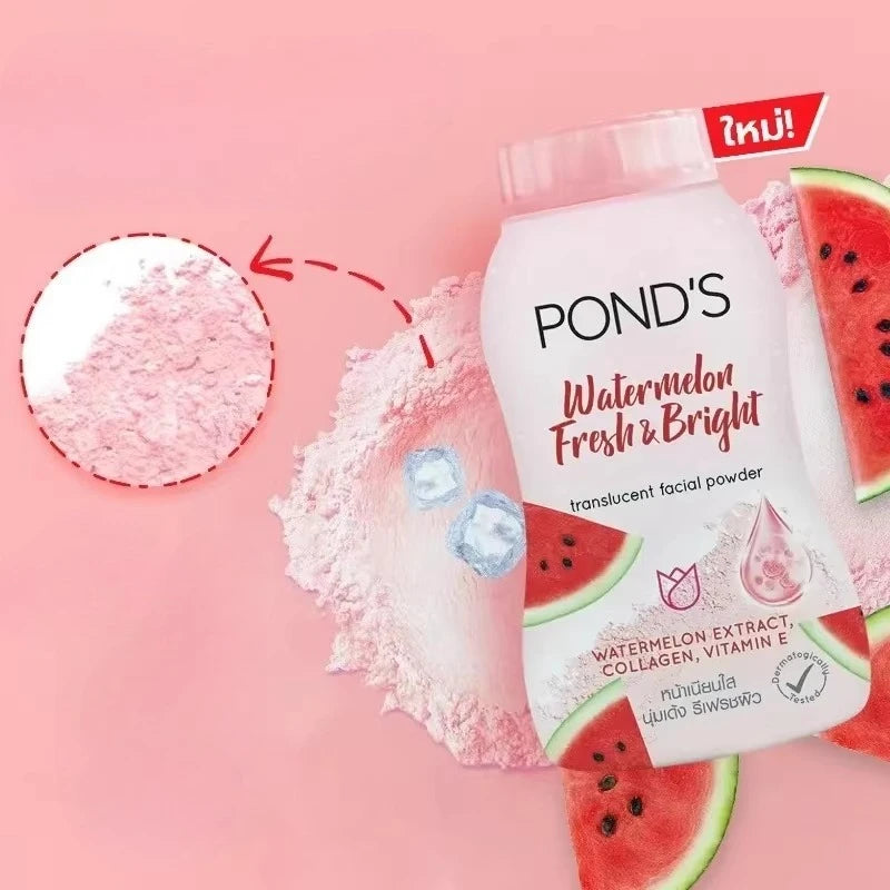 PONDS Thailand Setting Powder, Oil-Control & Long-Lasting Matte Finish, Lightweight Face Powder for Makeup Fixing