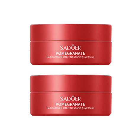 Pomegranate Eye Mask Multi-Effect Nourishing And Moisturizing Eye Patch for Hydrating the Eye Area 60pcs/bottle-1 bottle