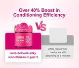 PURC Keratin Reconstruction Hair Mask Smoothing Softness Reduces Dryness Frizz Collagen Nourish Hair Conditioner 200g