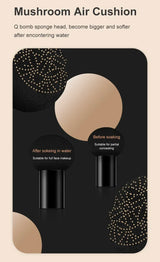 Mushroom Head Air Cushion, CC Cream Natural Moisturizing Foundation Concealer Whitening Oil-control Makeup Cosmetics BB Cream