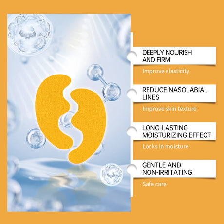 Wrinkle Removal Patch Hyaluronic Nasolabial Folds Face Lifting Sticker Firming Forehead Fine Lines Gel Anti-Aging Collagen Mask