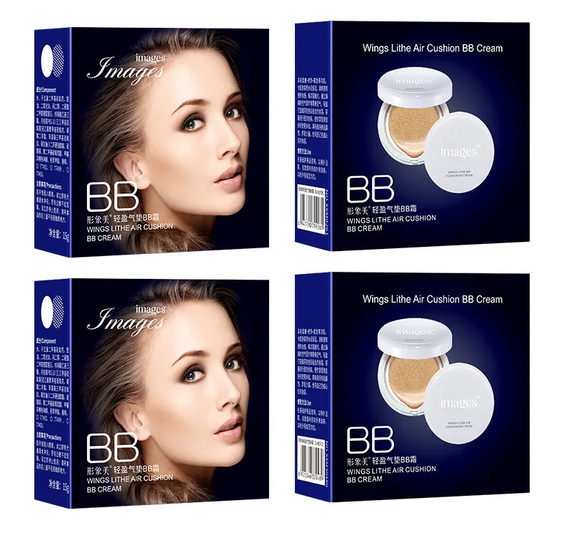 BIOAQUA 1pc Air Cushion BB Cream Isolation BB Nude Concealer Oil Control Moisturizing Liquid Foundation CC Cream (Random Brand)
