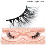Half Lashes Mink Eyelashes Fluffy Soft False Eyelashes Wispy Cross Mink Eye Lashes Natural Short Mink Eyelash Extension Makeup
