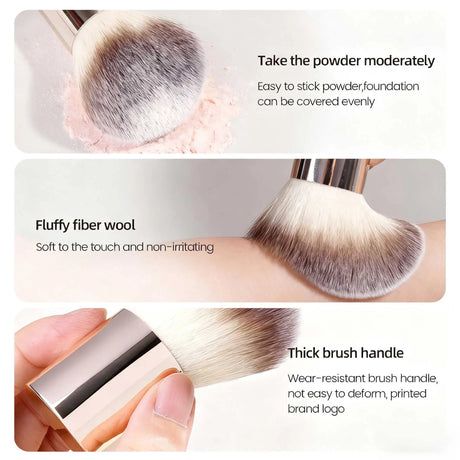 20pcs/set Pro Makeup Brushes Double Ended Foundation Concealers Blush Eye Shadows Brush for Liquid Cream Powder Blending