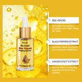 Bee Venom Shaping Oil Firming Lifting Body Skin Anti Cellulite Fat Burning Weight Loss Improve Sagging Thin Leg Massage Oil