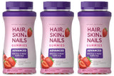 Biotin Gummie Strawberry Flavor with 6000Mcg Biotin & Vitamin Support Healthy Hair Skin and Nails 80pcs Nutritional Supplement