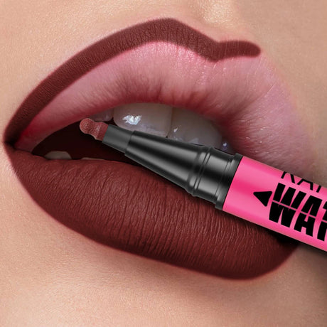Lip Liner Waterproof, Sweatproof, Matte Multi-color Correcting Liquid Lipstick Pen Sexy Red Brown Lip Makeup for Women Gifts