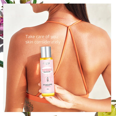 AILKE Glutathione & Vitamin C Kit, With Whitening Lotion, Moisturizing Cream, Lightening Soap, Spa Oil, Glowing Body Cream