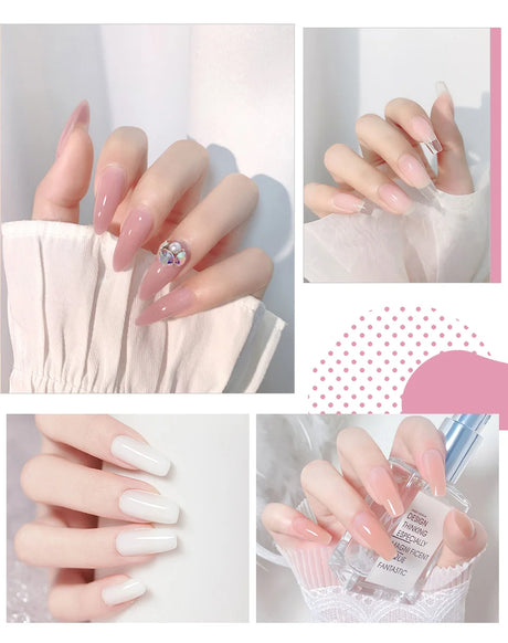 Limegirl Poly Nail UV Gel Set for Nails Quick Extension Building Soak Off UV Polys Nail Gel Kit Manicure Art  Decoration Tools