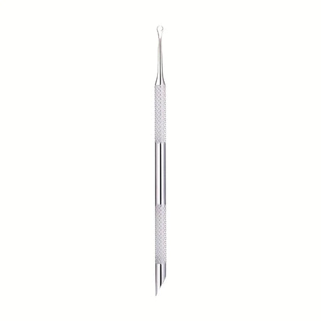 Stainless Steel Multi-Functional Dead Light Beige Remover & Cuticle Pusher Portable Nail Care Tool for Manicure Pedicure