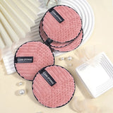 5Pcs Soft Skin Makeup Remover Polyester Facial Cleaning Tool Cosmetic Remover For Men And Women Beauty Tool