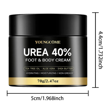 Urea 40% Cream Foot Cream for Dry Cracked Feet Heels Knees Hands Repair Treatment,Moisturizer Dead Skin Remover Foot Cream