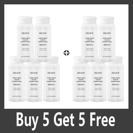 Enzyme Face Wash Powder 75g Gentle Exfoliating Cleanser for Sensitive Skin Removes Dirt Brightens Skin Travel Friendly Formula