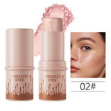 Makeup Face Brown Bronzer Contour Stick Contouring Bronzer Stick Highlighter Brightening Blusher Stick Rouge Cream Concealer Pen