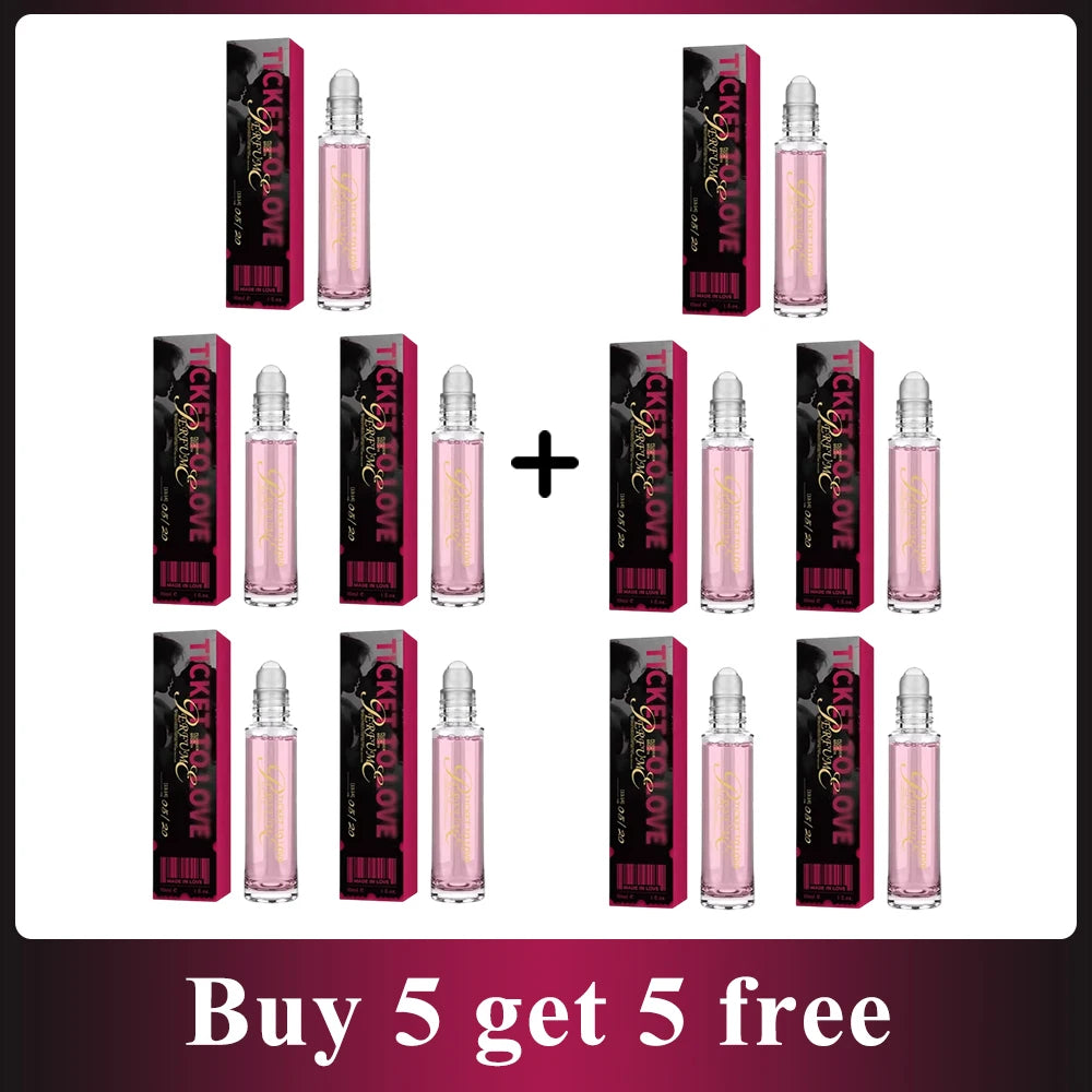 Women Pheromone Roll-On Perfume Long Lasting Cologne Fragrance Flirty Scent Natural Fresh Enchanting Attractive Aroma