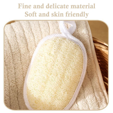 Natural Loofah Sponge Soft Bath Sponges Exfoliating Skin Health Cleaning Tool Bath Shower Brushes Unisex Foam Loofah Bath Brushe