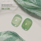 MN 12ML Selling Mint Mambo Gel Nail Polish ilky Green Blue-green Series Gel Polish Blue Nails Green Nail Summer Nail Spring Nail