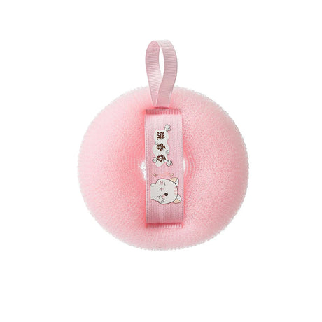 Shower Loofah Bath Sponge With Hanging Rope Exfoliating Soft Mesh Body Scrubber Rich Lather 3D Knit Design For Smooth Skin