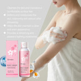 Sakura Body Wash Body Odor Control Deep Cleansing Skin Long Lasting Fragrance Moisturizing Smooth Even Skin Tone Bath Product