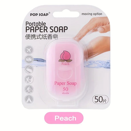 Ultimate Portable Paper Soap Sheets For Outdoor Travel， disposable hand washing travel soap