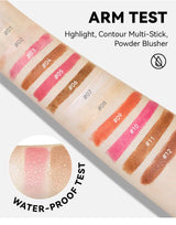 MLSMILE Highlight Contour 3-pack For 3D Makeup Brightening Skin Tone Face Blush Stick 3 Pcs Set 2025 New