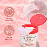Gentle Hyaluronic Acid Makeup Remover Cotton Pads 70Pcs Pre Moistened Damp Wipes Remove Impurities Waterproof Makeup