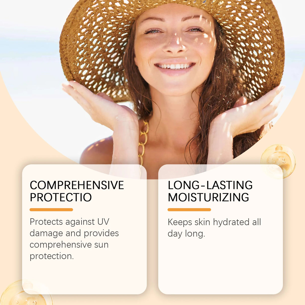 Face Cream Stick Moisturizing Facial Body Sunscreen Matte Sun Stick SPF 50+ UV Protective Cream Refreshing Hydrating Waterproof