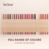 Face Secret Artist Shape Sculpt Lip Liner Pencil Set, Weightless Precise Liner with Super Soft Blendable Texture Matte Soft