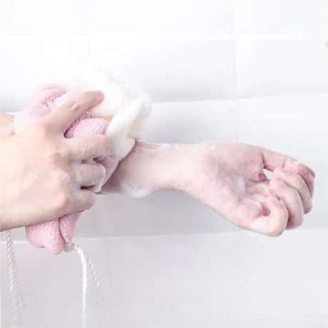 Colour Block Bath Balls Bath Strips Bath Towels Adult Back Rubbing Bath Towels Mud Rubbing Bath Towels Foam Mesh