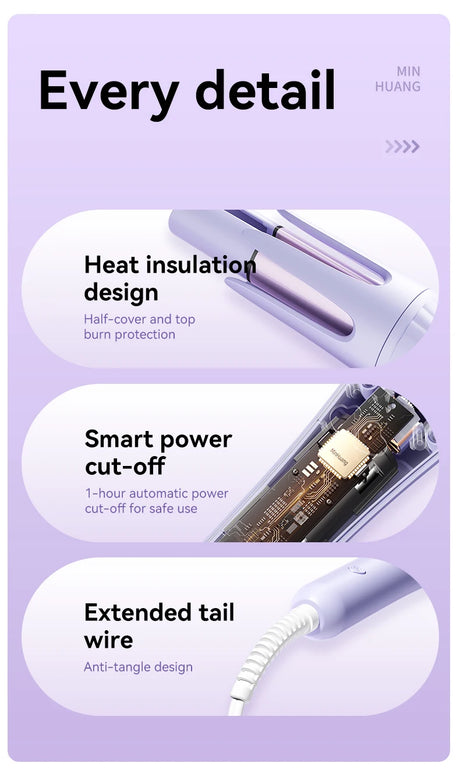 Hair Curling Iron 32mm Curler Wand Professional Curly Tongs Ceramic Electric Salon Styling Tool Small Crimping Iron