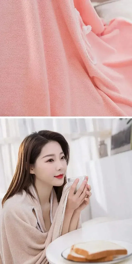 Women's Bath Towel Wearable 140x85cm - Quick Dry Spa&Beach Wrap with Anti-Slip Design for Shower Gym Yoga Fast-drying Convenient