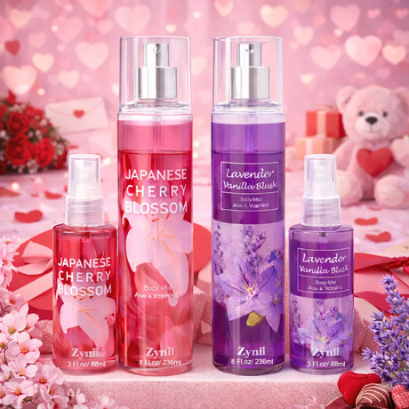 3/4pcs 20 Scents Women'S Hair And Body Fragrance Mist 4-Pack (8.4Oz/Pcs) - Floral Fruity Long-Lasting Body Spray for Daily Use