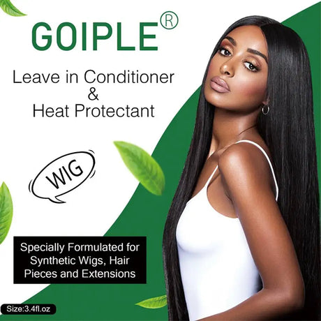 100ml Wig Milk Spray Moisturizing Care Spray for Wig Synthetic Hair Prevent Frizz Leave-in Conditioner for Wigs Smooth and Shine