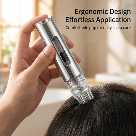 4 In 1 Roller Ball Scalp Applicator Comb Minoxidil Essential Oil Liquid Guide Massage Home Salon Hair Care Tool Set