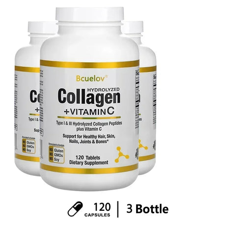 Hydrolyzed Fish Collagen - Marine Collagen, Skin Health, Anti-aging Antioxidant, ‌supports Joint and Bone Health