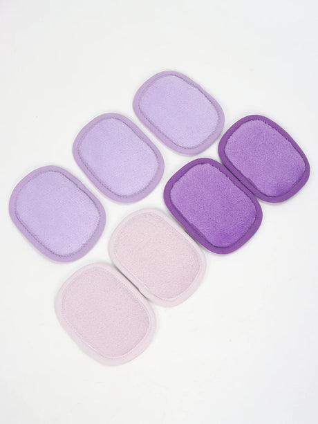 810 Makeup Remover Wipes Gradient 7Pcs, Machine Washable, Reusable Makeup Remover Tools for All Skin Types