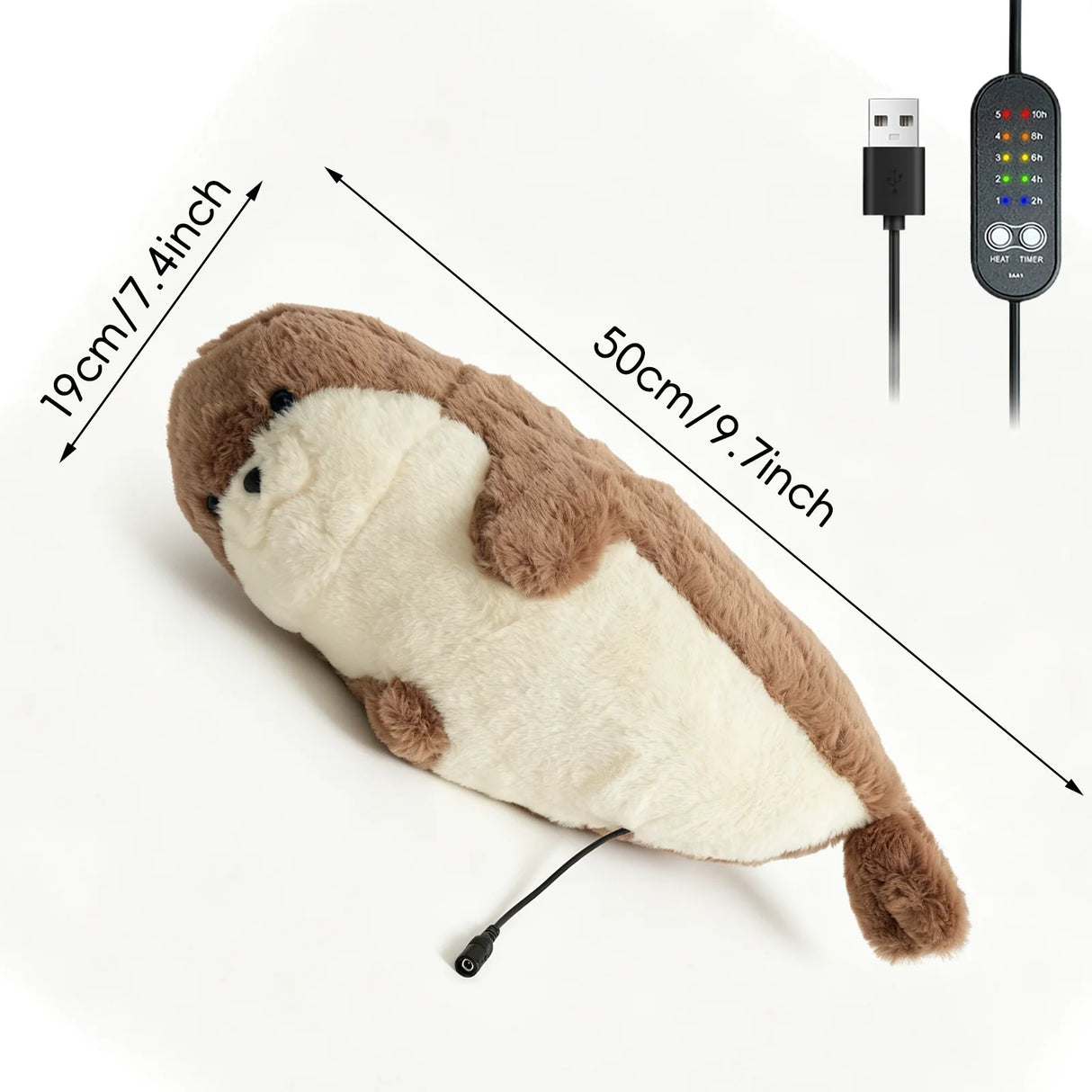 Electric Heating Pad for Period Cramps Plush USB Powered Menstrual Heating Pad Neck Shoulder Pain Relief Gift for Women Wife