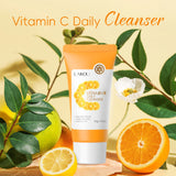 LAIKOU Vitamin C Daily Cleanser Brightening Face Wash Deep Cleansing Moisturizing Skin Tone Even Treatment