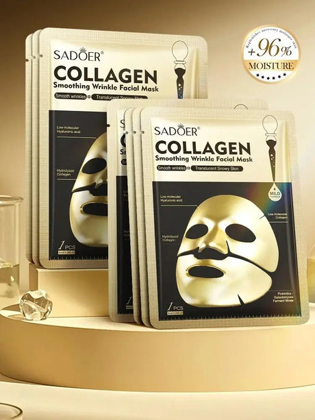 Sadoer Gold Collagen Mask Moisturizing Anti-Aging Anti-Wrinkle Mask Sheet Collagen Mask Skin Care Products