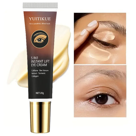 Peptide Eye Cream 20g - Contains peptides, plant stem cells, and hyaluronic acid to firm and revitalize tired eyes