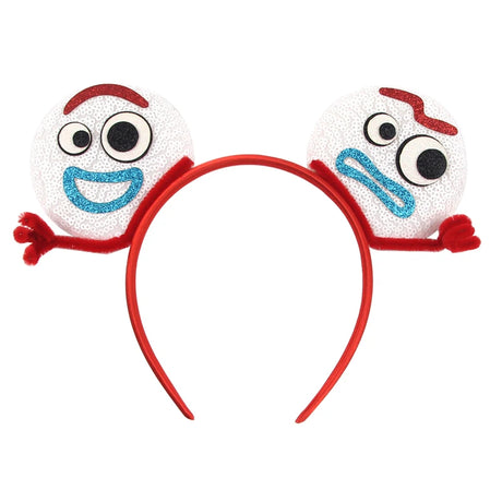 Newest Festival Party Cosplay Mouse Ears Headband 3.3" Ears Glitter Hairband Without Bow For Boys DIY Cartoon Hair Accessories