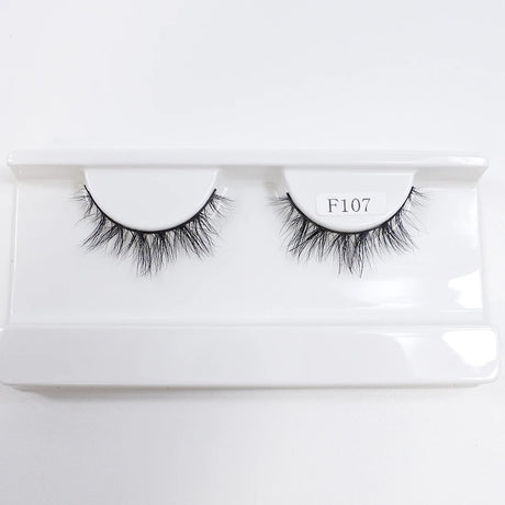 Natural Mink Lashes High Quality Fashion Classic Soft Full Strip Lashes Makeup 12mm Short Mink Eyelashes