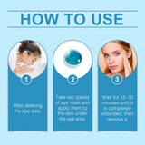 60PCS Retinol Eye Masks Firming Eye Bags Anti Dark Circles Fine Lines Removal Moisturizing Anti Wrinkle Skin Care Eye Patches