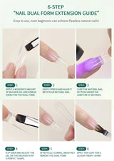 Nailpop Milky Smooth Builder Gel 30/100g for Nail Extension Long Lasting Quick Building UV Gel Soak Off Nail Art Design DIY